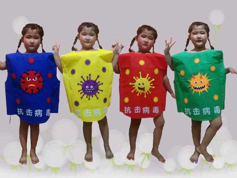 2021 Halloween virus cosplay costume coronavirus costume red dragon fruit adult children costumes