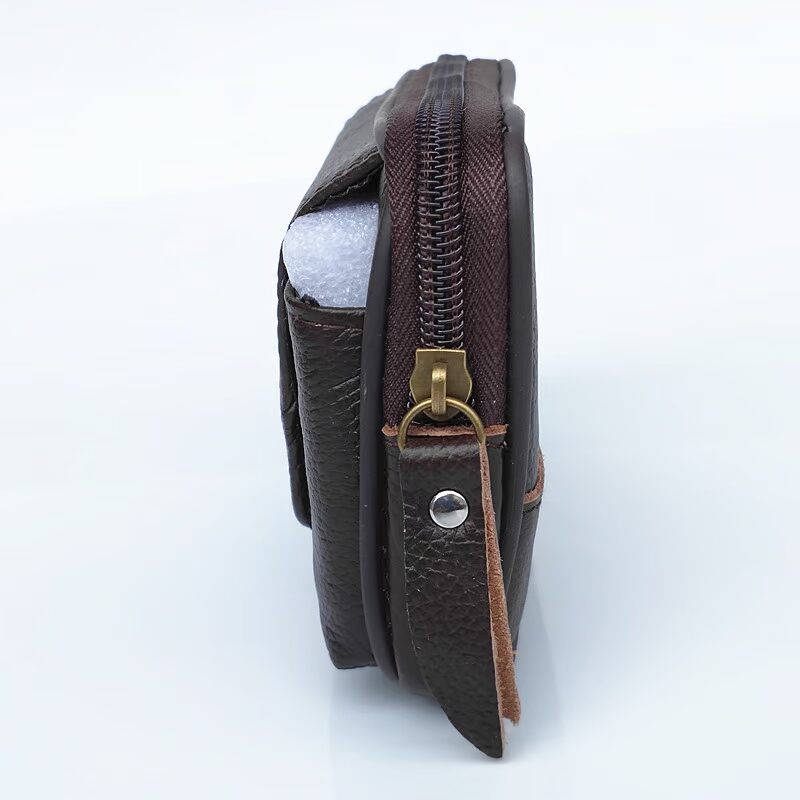Túi da điện thoại di động Túi đeo chéo nam 5,5 inch Da treo thắt lưng Da trường hợp mẫu dọc đa năng túi đa chức năng túi đeo nữ