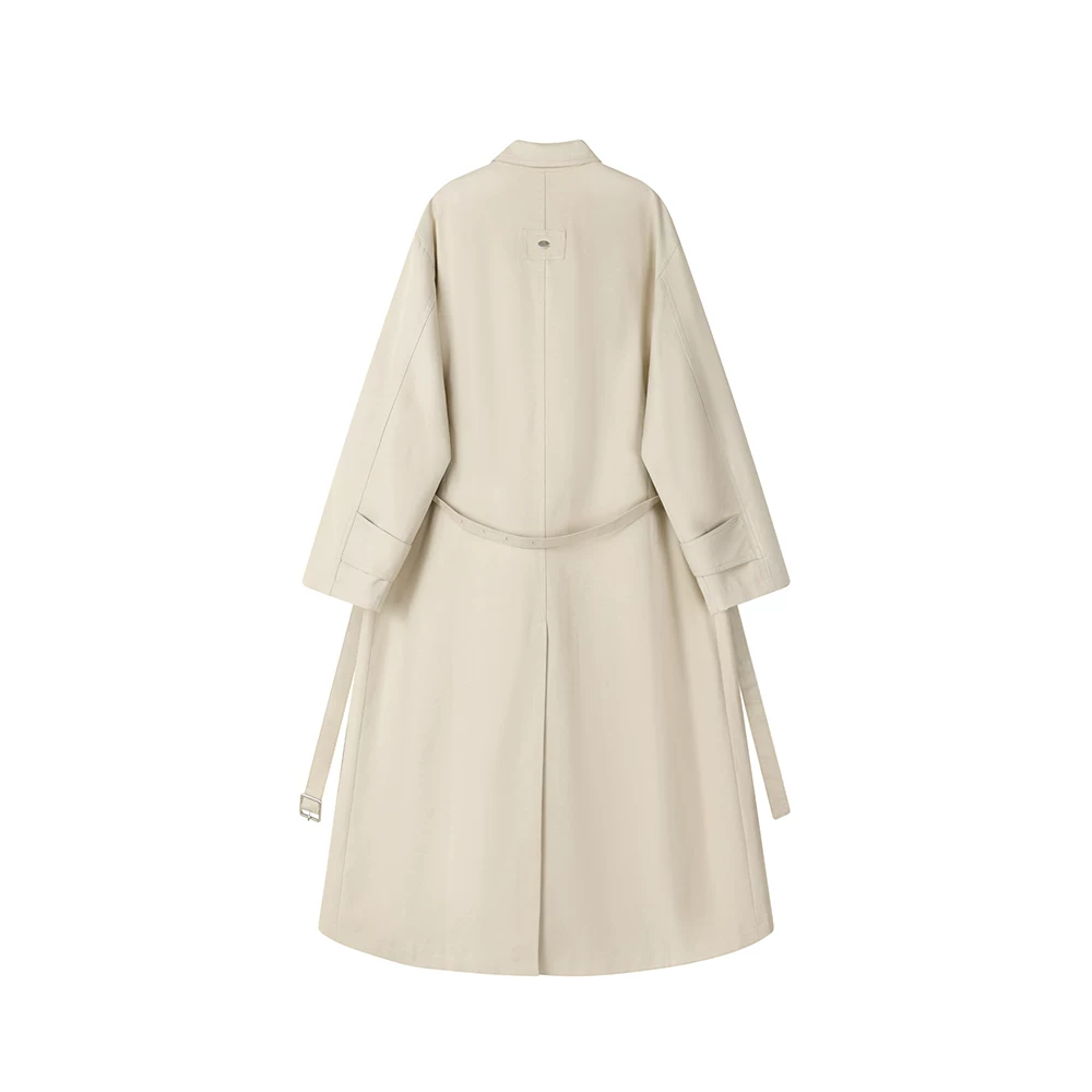 Осень trench coat, стиль высокого качества, яркий запоминающийся стиль, корейский стиль, оверсайз