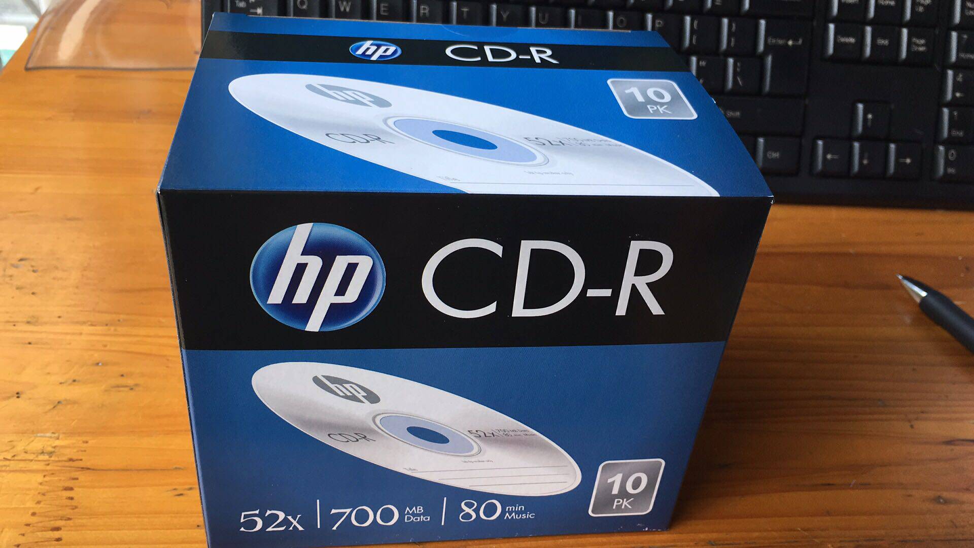 HP HP CD R Single-Case In Box