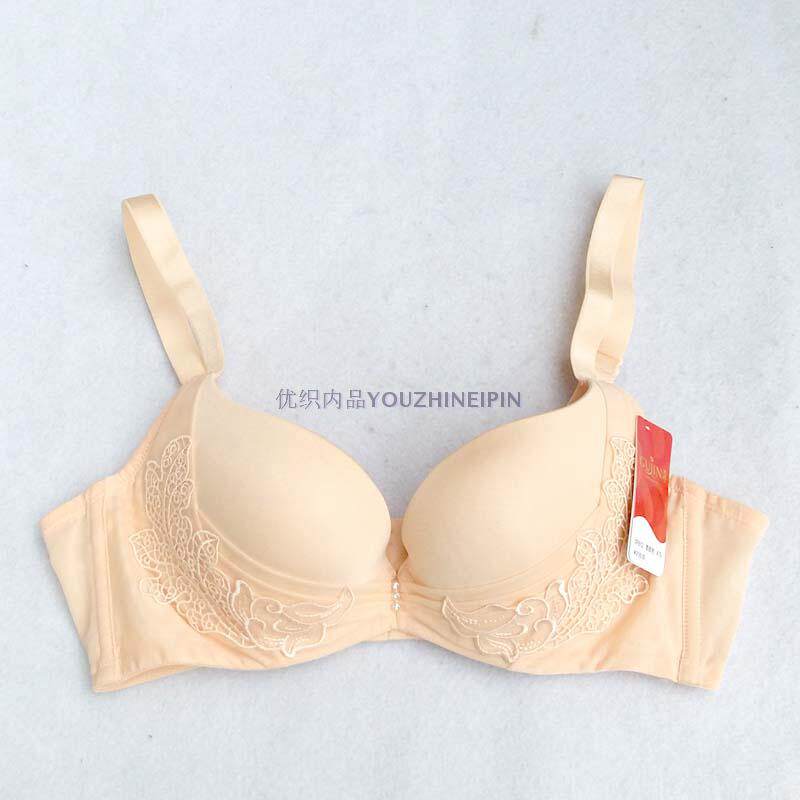 2 pieces of ancient and modern women 3 4 on the thin under the thick polyp fine embroidered bra female 0F812