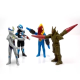 Bandai, Ultra, Ультрамен Тига из мягкой резины, кукла для мальчиков, комплект, монстр, игрушка