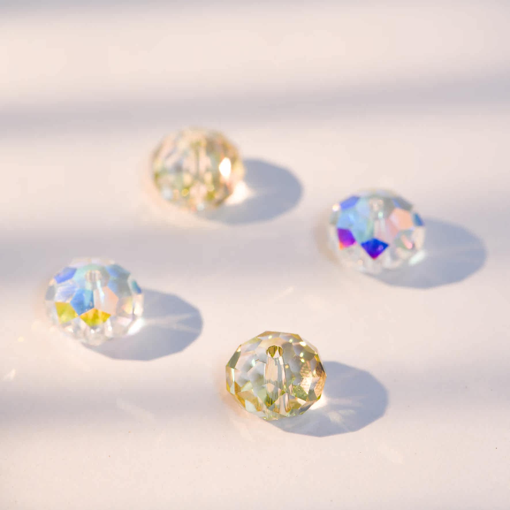 Shun Feng Spot Import Shijia Transparent Austrian Crystal 5040 Abacus Beads 12mm Shiny Strings Beads Diy Accessories