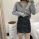 Áo len cổ lọ mới mùa thu 2018 Hàn Quốc chic ngắn tay dài áo len nữ rộng rãi áo len nữ đẹp 2021