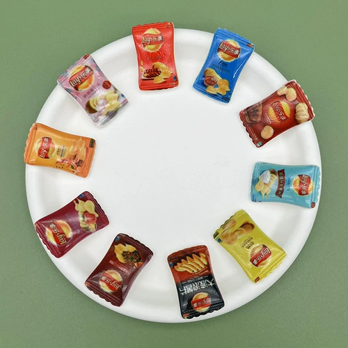 Реалистичные картофельные чипсы, маленький круглосуточный магазин, кремовый чехол для телефона, ювелирное украшение с аксессуарами, «сделай сам»