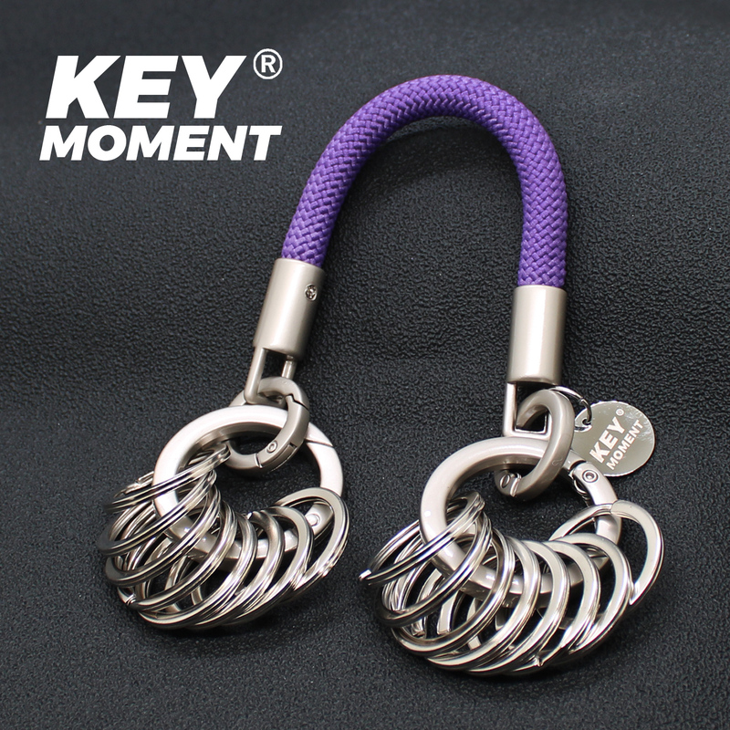 Key Moment Original Alloy Keychain Ring Chain Classification Tool Keychain for Landlords, Property Managers, Hotels, Factories