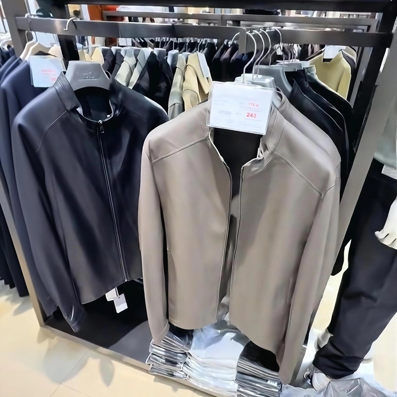 Dl Xuchang Pangdonglai Men's High-End Leather Jacket with Receipt Dalmatian Autumn Stand Collar Casual Coat 243 Dl Xuchang Pangdonglai Men's High-End Leather Jacket with Receipt Dalmatian Autumn Stand Collar Casual Coat 243