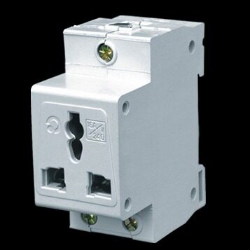 AC30 modular socket 2 hole 3 hole 4 hole 5 hole guide rail socket multifunctional socket power outlet