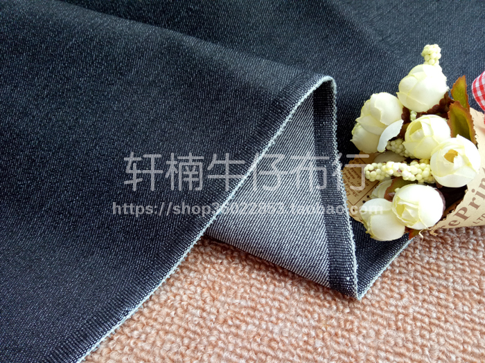 Vải denim màu đen dày vải váy quần handmade vải cotton tự làm cotton vải