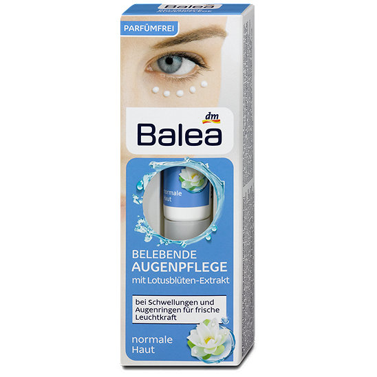 Đức bản địa Balea sen dưỡng ẩm mắt kem 15ml chăm sóc mắt để sưng húp quầng thâm kem trị thâm quầng mắt