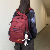 Hong Kong I Tgreg waterproof schoolbag high school Harajuku female backpack junior high school students large capacity ins dark backpack