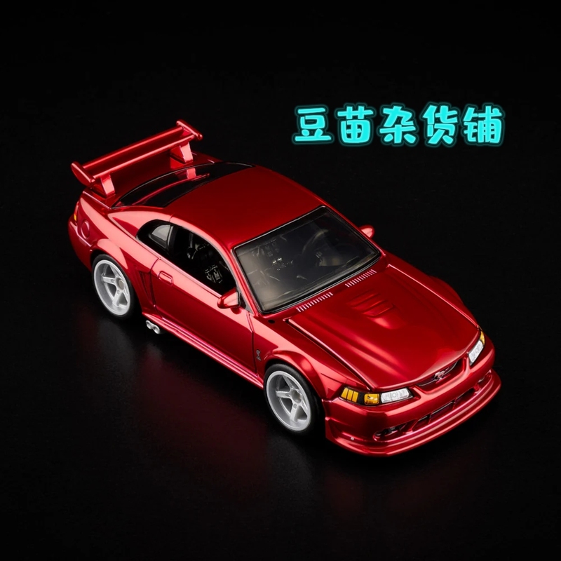 Hot Wheels Rlc Ford Mustang Svt Cobra R 1/64 Electroplated Red
