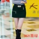 Quần len mới 2018 thu đông của phụ nữ Phiên bản Hàn Quốc của quần short len ​​tự phối quần mùa đông túi đeo hông quần