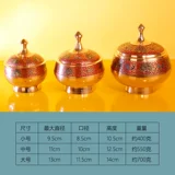 Кэфхена с бронзовой ручной рукой, нарисованной европейской в ​​стиле каменной каменной чашки ресторана.