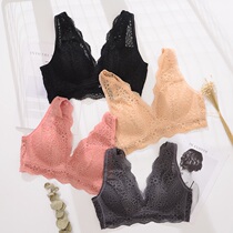 Summer thin steel ring without steel ring bra foreign trade Original single cut Labelled Collection of Breast Poly Sports Sleep Yoga Bra Hood