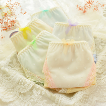 Underwear Women Foreign Trade Raw single-tailed goods Exports Japan Ladies underpants Triangle low waist Candy Color Comfort Full Cotton