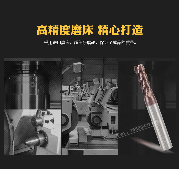 ANFCUT dao phẳng đầu bóng vonfram thép phay dao 2 lưỡi thẳng shank cacbua cuối mill phay phay dao CNC - Dụng cụ cắt lưỡi cắt đá hoa cương
