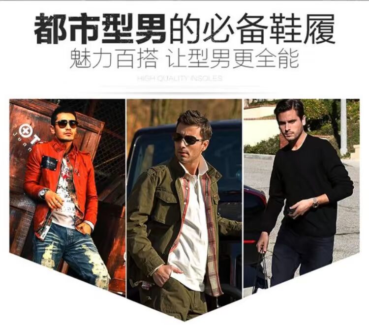 Giày da thủ công retro mới mùa thu cao triều nam giày nam Giày da Anh giản dị Martin ủng - Giay cao giày thể thao nam adidas