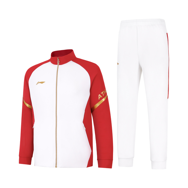 Li-Ning Cardigan Hoodless Sweatshirt Set Unisex Sportswear Set Glory Series Award Ceremony Outfit Awew017 Li-Ning Cardigan Hoodless Sweatshirt Set Unisex Sportswear Set Glory Series Award Ceremony Outfit Awew017