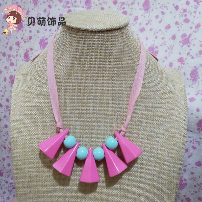 2021 Children's necklace cute girl candy rope chain baby girl birthday gift Han Edition girl jewelry
