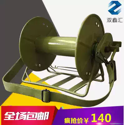 Double-wire winding reel pay-off car cable pay-off reel double-axis pay-off car
