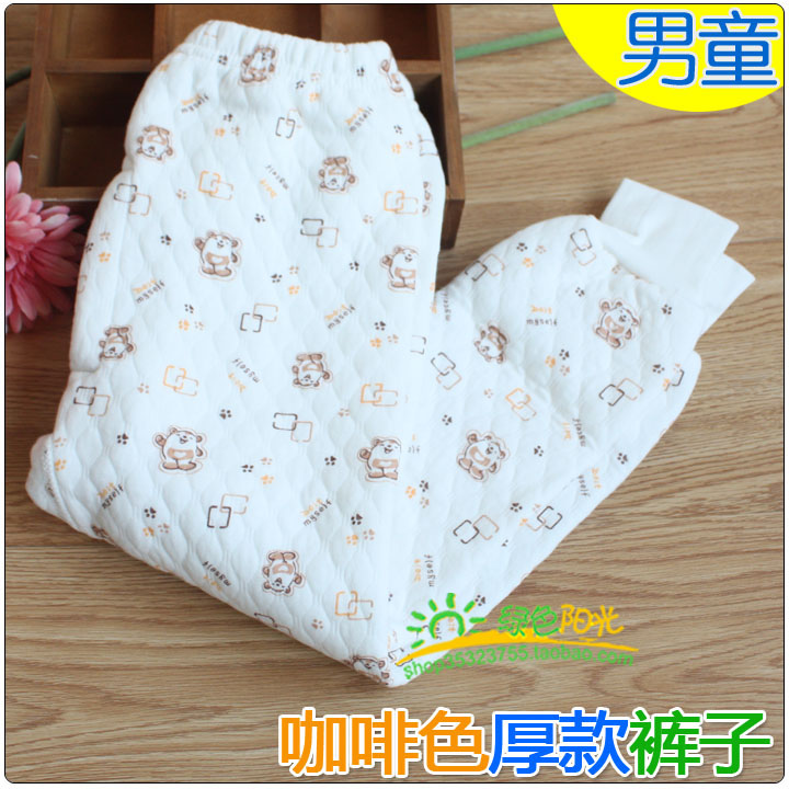 Quần cotton mùa thu cho trẻ em Quần ấm trẻ em Quần cotton / bé trai và bé gái cơ sở đồ lót mùa thu và đông N đồ bộ mặc nhà cho be gái 12 tuổi