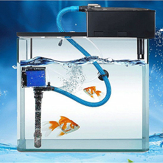 FISH TANK FILTER THREE-IN-ONE WATER PURIFICATION CYCLE SUBMERSIBLE PUMP OXYGENATION FREQUENCY CONVERSION TURTLE AQUARIUM EXTERNAL FILTER BOX WATER PURIFICATION