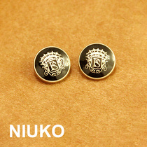 NIUKO high-end exquisite suit button button metal button button gold button button coat coat coat buckle garment accessories