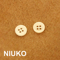 NIUKO accessories Natural environmental protection shell buttons Knitted natural buttons 4 four-eye buttons monopoly