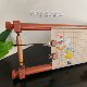 Retro brick red hand-painted niche color-changing wood stretcher is easy to use for cross stitch novice stretcher ໄມ້ dim ຂະຫນາດນ້ອຍແລະຂະຫນາດໃຫຍ່ຮູບຄໍາ