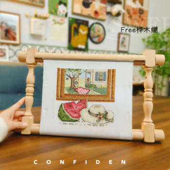 Hulinjun free beech stretcher is easy to use with cross stitch , stretcher ໄມ້ handheld ໃຫມ່ແລະ stretcher ອູແກຣນມີຫນ້າທີ່ດຽວກັນ