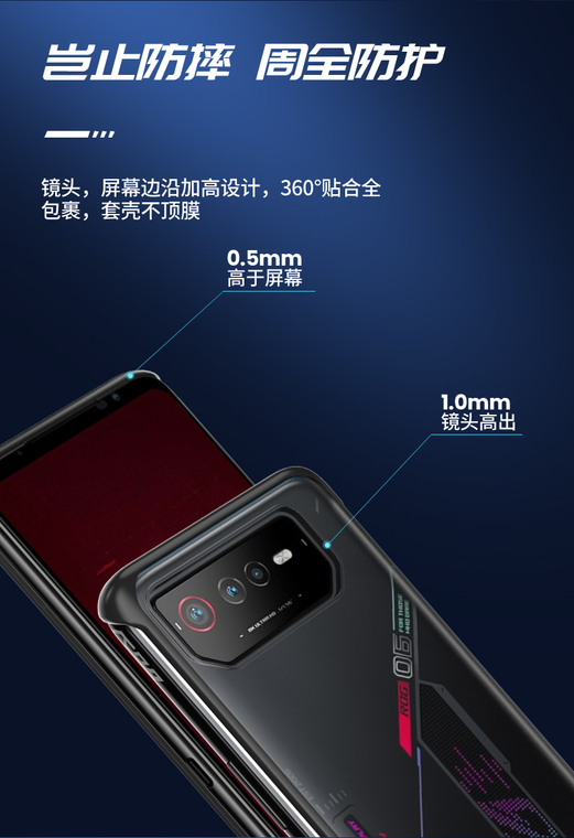 Zenfone ROG Phone ROG Phone Pro Matte Transparent Clear New ROG Phone Rog Phone 6, Rog Phone 6 Pro Phone Case