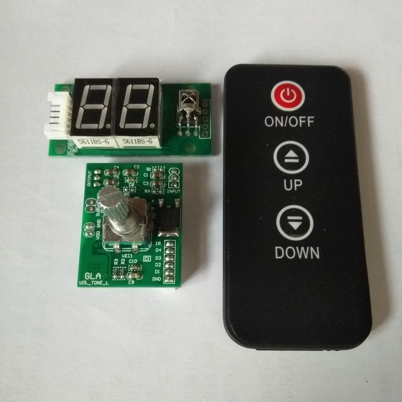 Duplex 100K 50K Remote Control Volume Digital Potentiometer Volume Tone Isometric Display Zoom Remote Control