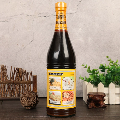 Merlin Taikang Yellow Label Shanghai Spicy Soy Sauce 630 мл Жареные свиные отбивные, картофель фри, жареные блинчики с начинкой, дип, холодные точки, соевый соус