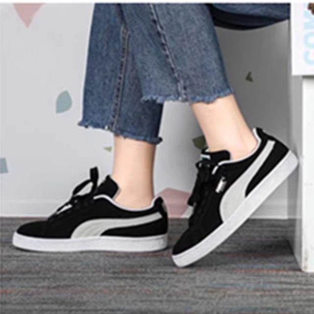 Модная обувь из натуральной кожи Puma, мужская и женская обувь mysterious garden, классическая спортивная обувь с низким берцем, повседневная дышащая универсальная обувь для пары