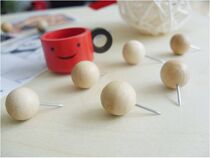 Creative round pin Cork message board cartoon I-shaped nail cork board photo wall with square pin 10