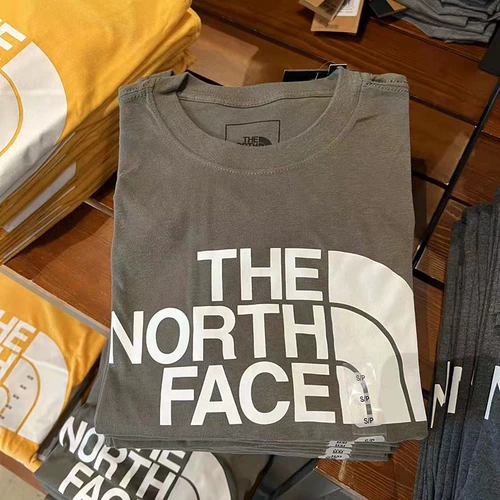 The north face, корзина для покупок, летняя футболка для отдыха, короткий рукав