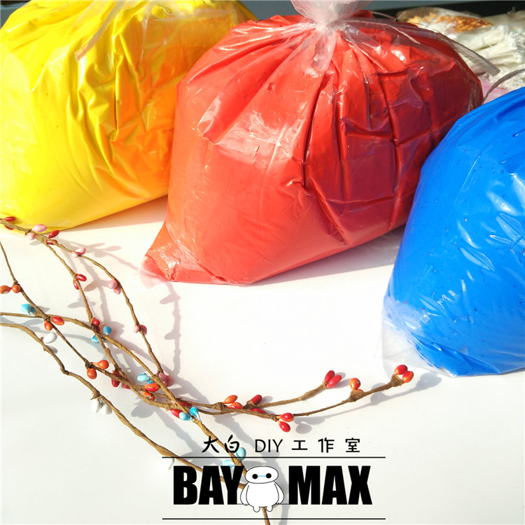 Super light soil 1000 grams of space mud color mud Plasticine 12 colors 24 color a kilogram of cotton mud