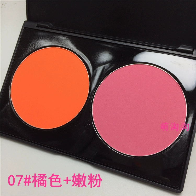 Photo Studio Makeup Bcolor Blush Disc Rouge Powder Big Red Orange Tender Pink Brick Red School Makeup Tool phấn má klavuu