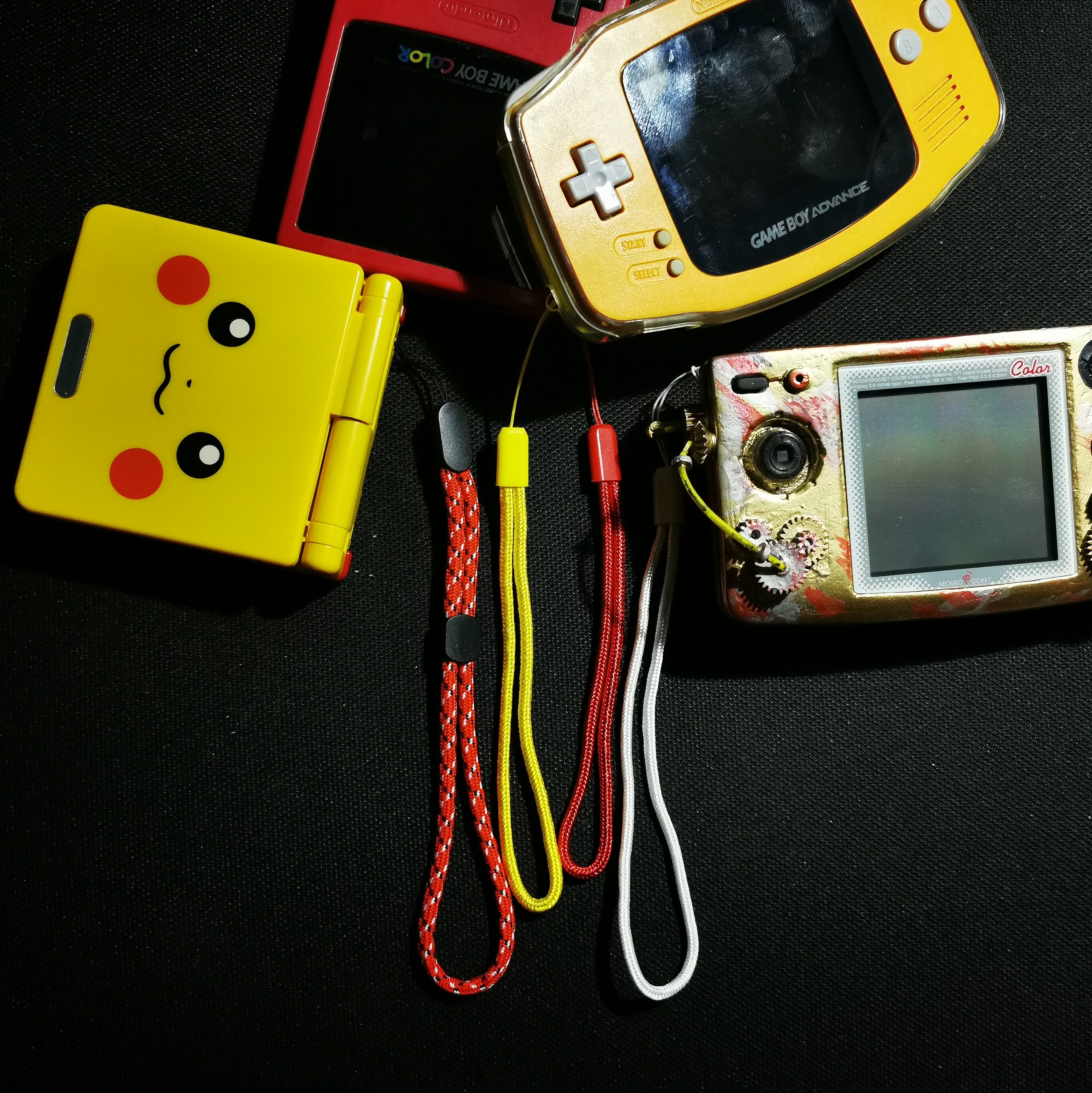 GBA handheld lanyard SP GBC GBM GBP NDS PSP WSC NGPC game console hand rope anti-fall rope