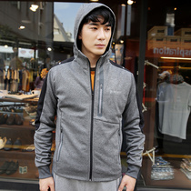 Pathfinder TOREAD outdoor autumn and winter mens sweater elastic velvet cardigan warm breathable counter