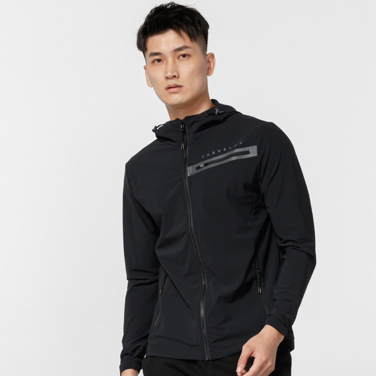 Pathfinder TOREAD outdoor spring and summer men's travel jacket quick-drying elastic silky texture hooded