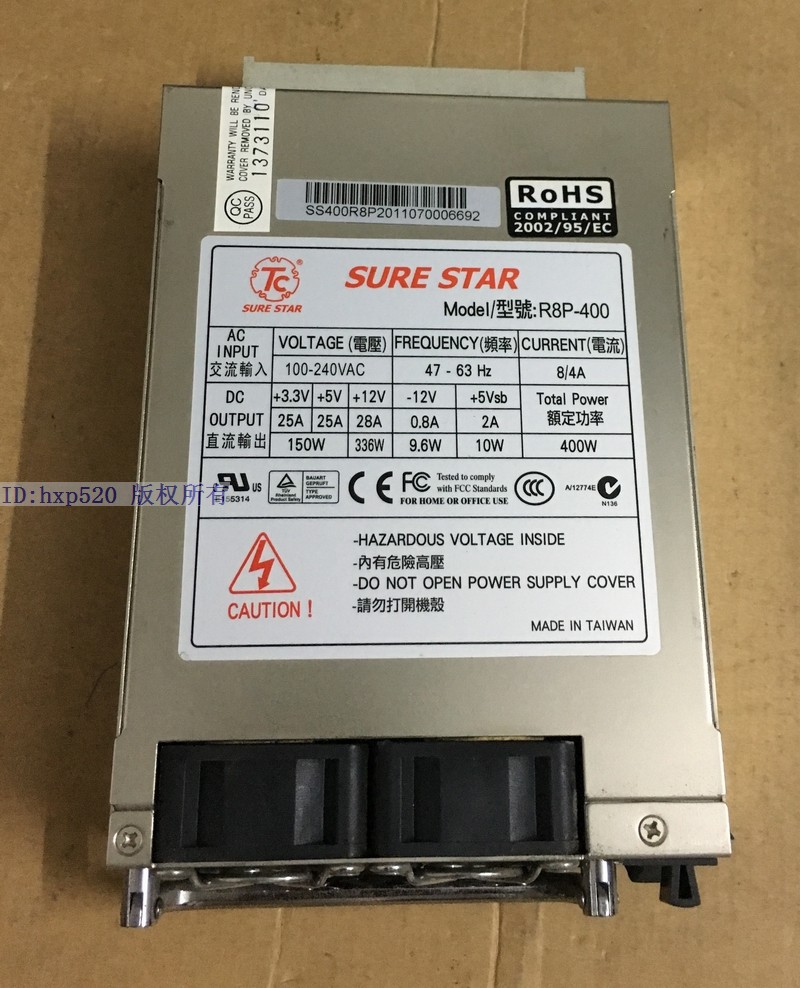 TC SURE STAR SS400-R8P R8P-400 400W module equipment power supply in stock