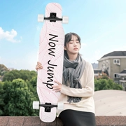 Longboard cậu bé trượt ván người lớn người mới bắt đầu chải đường phố ván nhảy Thanh niên Hàn Quốc đôi lên bốn ván trượt rung - Trượt băng / Trượt / Thể thao mạo hiểm