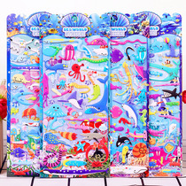Chic Marine Animal Fish Solid 3D Sponge Stickers Children Cartoon Collage handmade puzzle small sticking decoration
