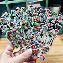 Toy story boys and girls cowboy stereo bubble stickers children cartoon small paste handmade small stick stickers