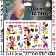 Cartoon anime nhân vật đồ chơi hình xăm sticker em bé hình xăm sticker cơ thể trẻ em vẽ hình xăm đồ chơi - Đồ chơi giáo dục sớm / robot