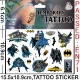 Cartoon anime nhân vật đồ chơi hình xăm sticker em bé hình xăm sticker cơ thể trẻ em vẽ hình xăm đồ chơi - Đồ chơi giáo dục sớm / robot