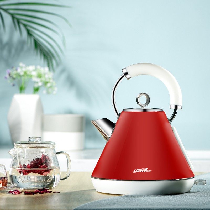 British Cidylo Electric Water Kettle European Retro Water Kettle Household 304 Stainless Steel Automatic Boiling Water Kettle