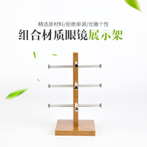 Glasses Shelf sun glasses Display Stand High-end Display Shelf Floor-standing Creative Props Solid Wood Home Storage
